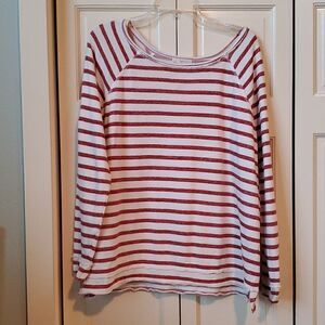 Sweatshirt Blouse, Stripped, Size S, has some wear, Purchased at Nordstroms Rack